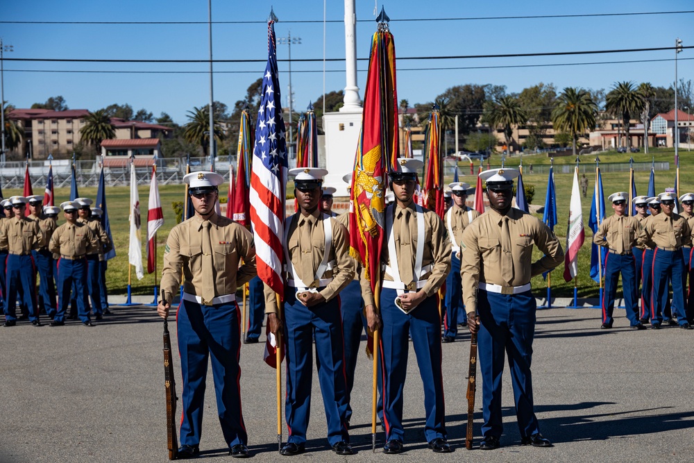 1st Marine Division's 81st Anniversary Ceremony