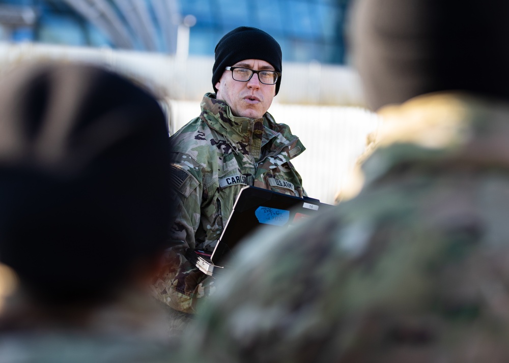 All American Paratroopers prepare to depart Rzeszow