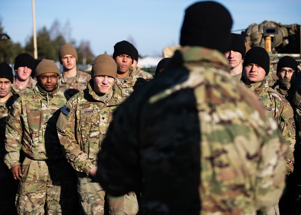 All American Paratroopers prepare to depart Rzeszow