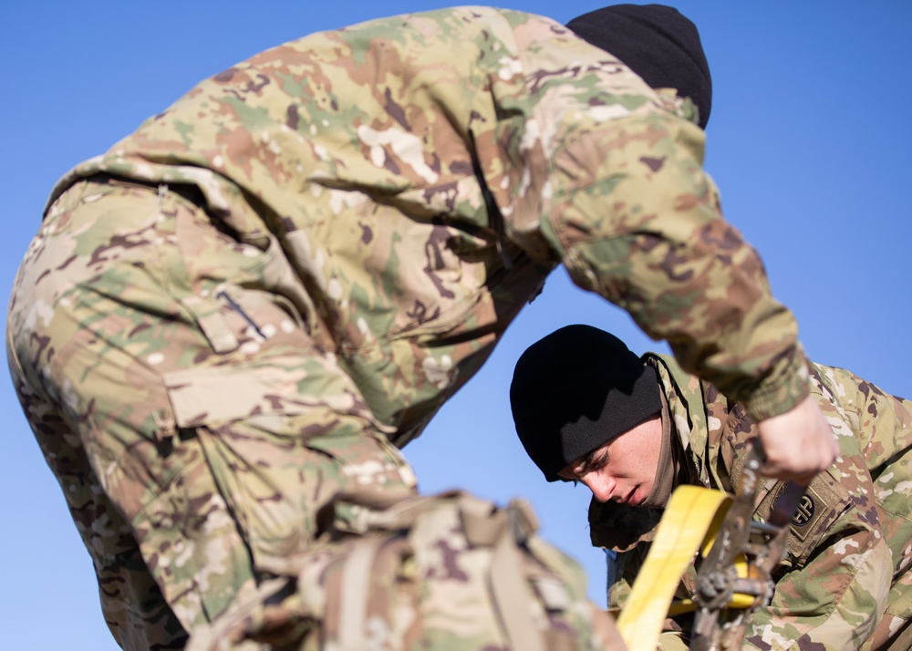 All American Paratroopers prepare to depart Rzeszow