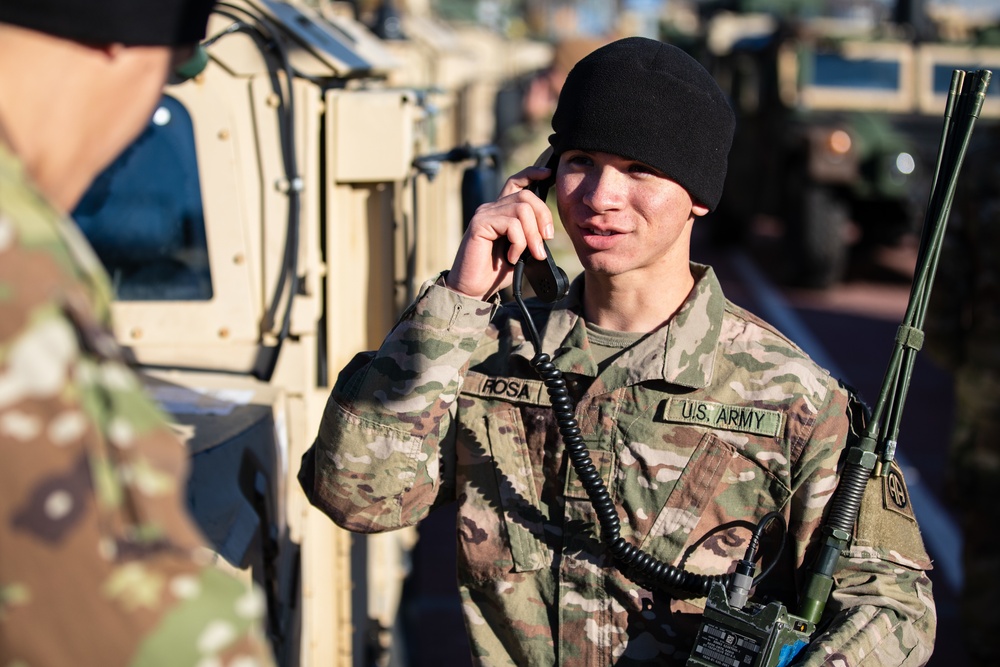 All American Paratroopers prepare to depart Rzeszow