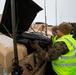 Marines prepare vehicles for a convoy movement prior to Exercise Cold Response 2022