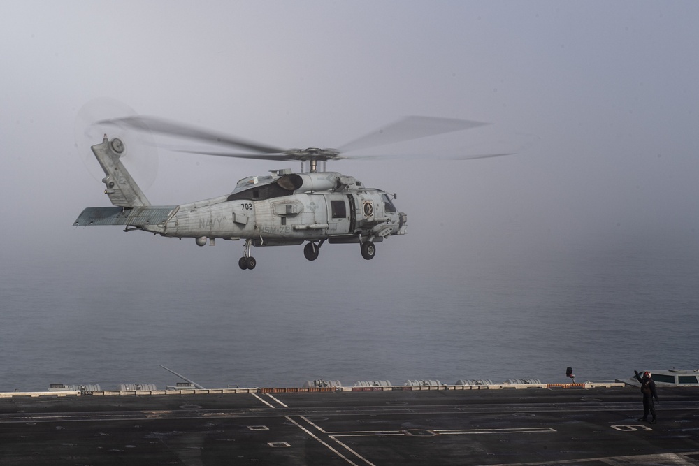 USS Carl Vinson (CVN 70) conducts flight operations