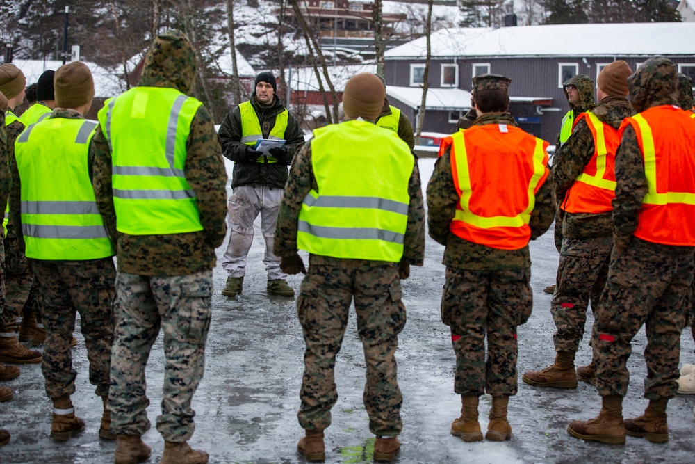 II MEF Marines conduct Rail Operations for Exercise Cold Response 2022