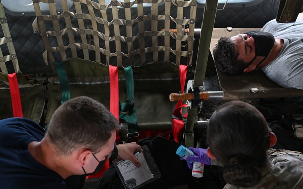 Trilateral medical evacuation response training during Cope North 22