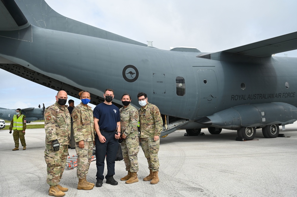 Trilateral medical evacuation response training during Cope North 22