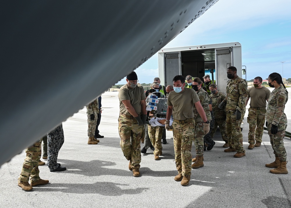 Trilateral medical evacuation response training during Cope North 22