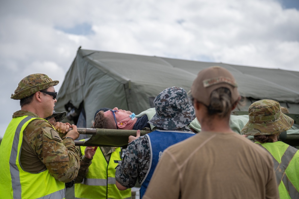RAAF, USAF, JASDF aeromedical evacuation Cope North 22