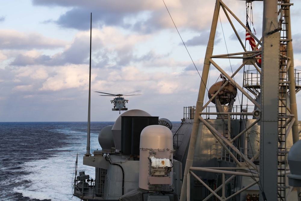 Mobile Bay conducts flight operations