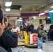 USS Carl Vinson (CVN 70) Sailors Watch the Super Bowl in Pacific Ocean