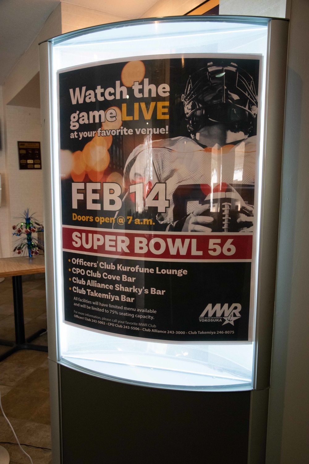 Super Bowl LVI (56) viewing party at CFAY