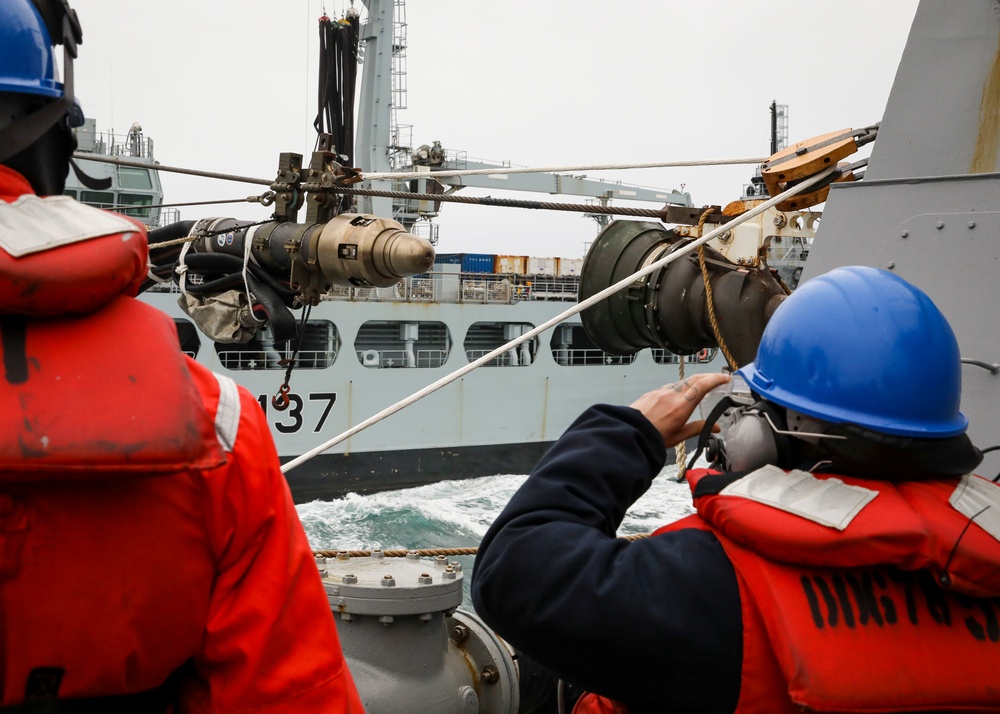 USS Porter 9DDG 78) Replenishment-at-sea