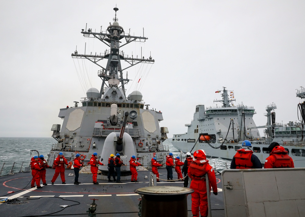 USS Porter (DDG 78) Replenishment-at-sea