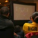Abraham Lincoln Sailors watch Super Bowl LVI