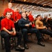 Abraham Lincoln Sailors watch Super Bowl LVI
