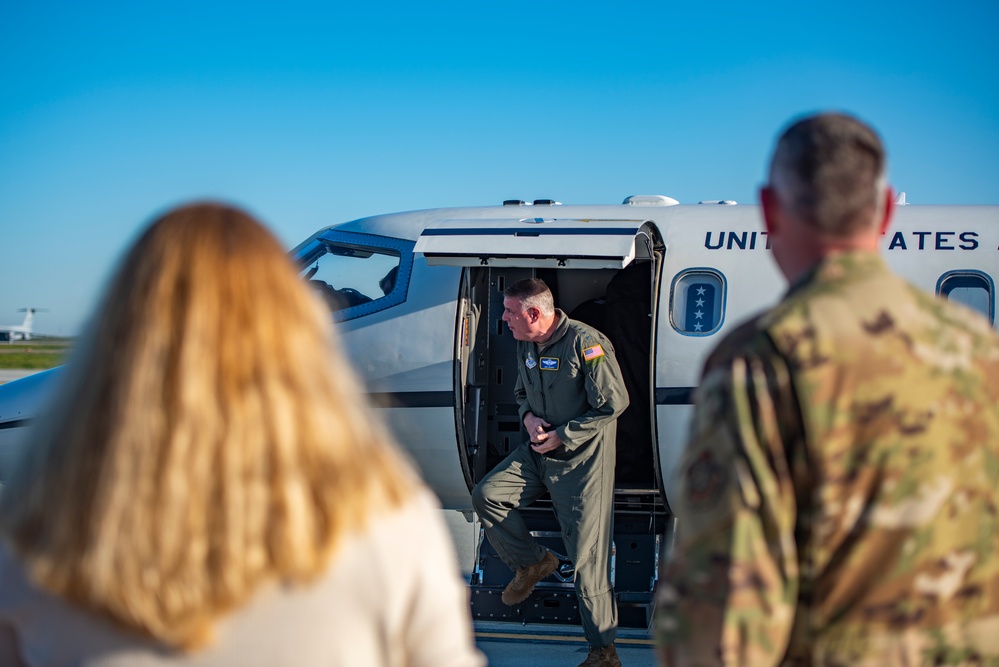 AMC Leadership visits Travis AFB