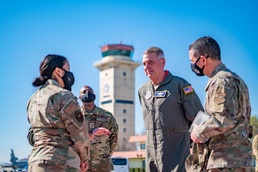 AMC Leadership visits Travis AFB