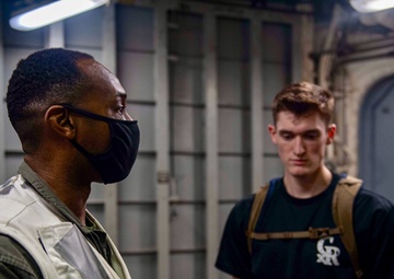 USS America Sailors Conduct Non-Combatant Evacuation Operation drill