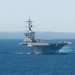 USS Carl Vinson Steams Alongside USS Nimitz