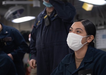 USS America Sailors Conduct Non-Combatant Evacuation Operation drill