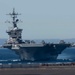 USS Carl Vinson Steams Alongside USS Nimitz