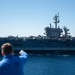 USS Carl Vinson Steams Alongside USS Nimitz