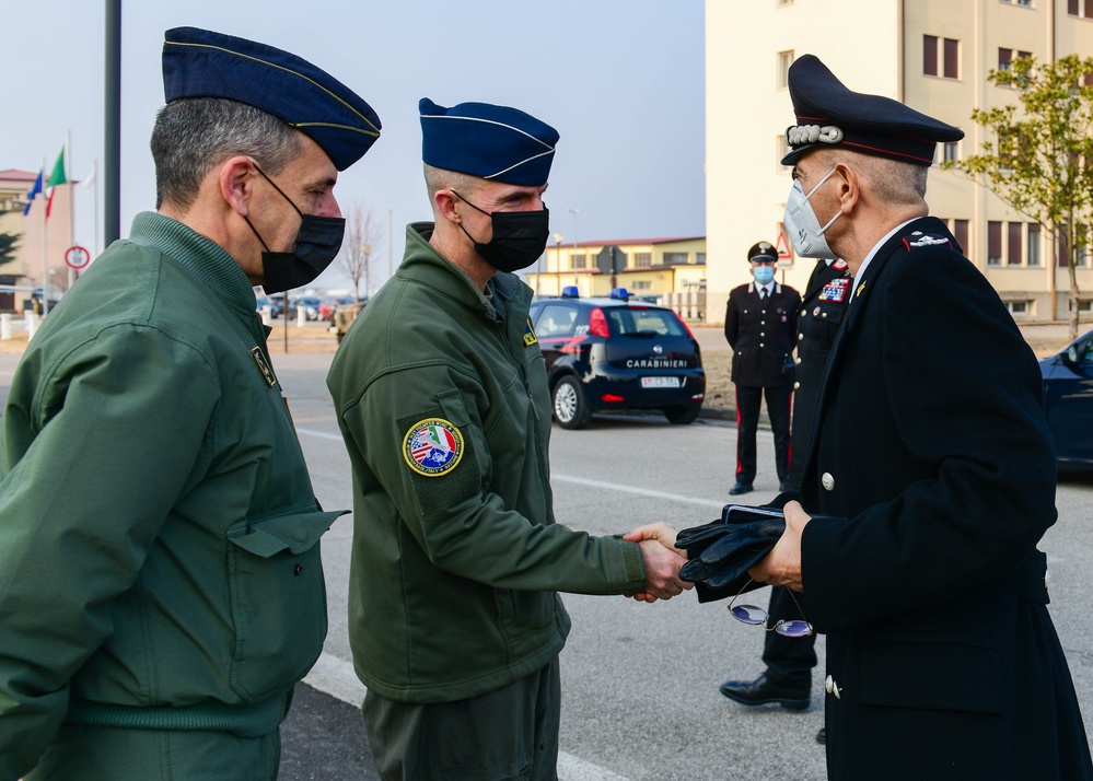 Carabinieri Commander visits Aviano