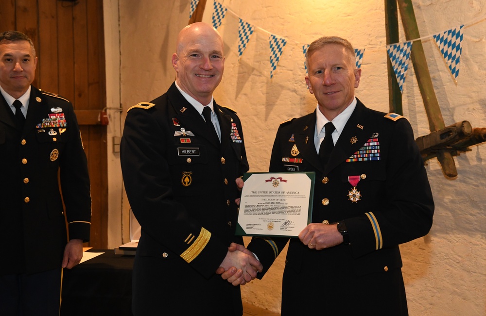 Colonel Snyder’s retirement ceremony Grafenwoehr
