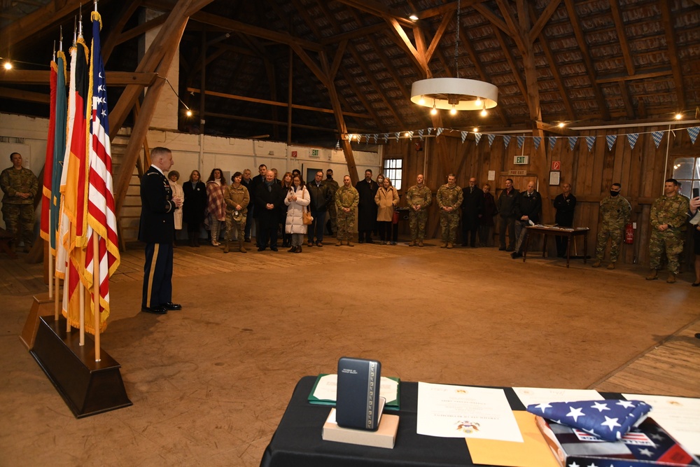 Colonel Snyder’s retirement ceremony Grafenwoehr