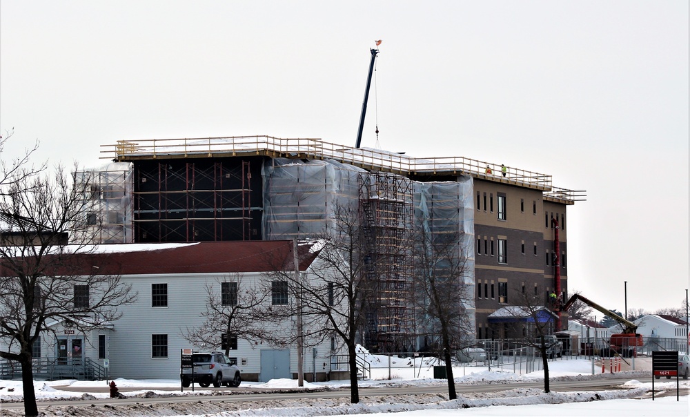 Fiscal year 2020-funded barracks project surpasses 65 percent completion at Fort McCoy