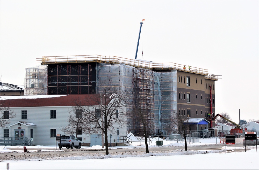 Fiscal year 2020-funded barracks project surpasses 65 percent completion at Fort McCoy