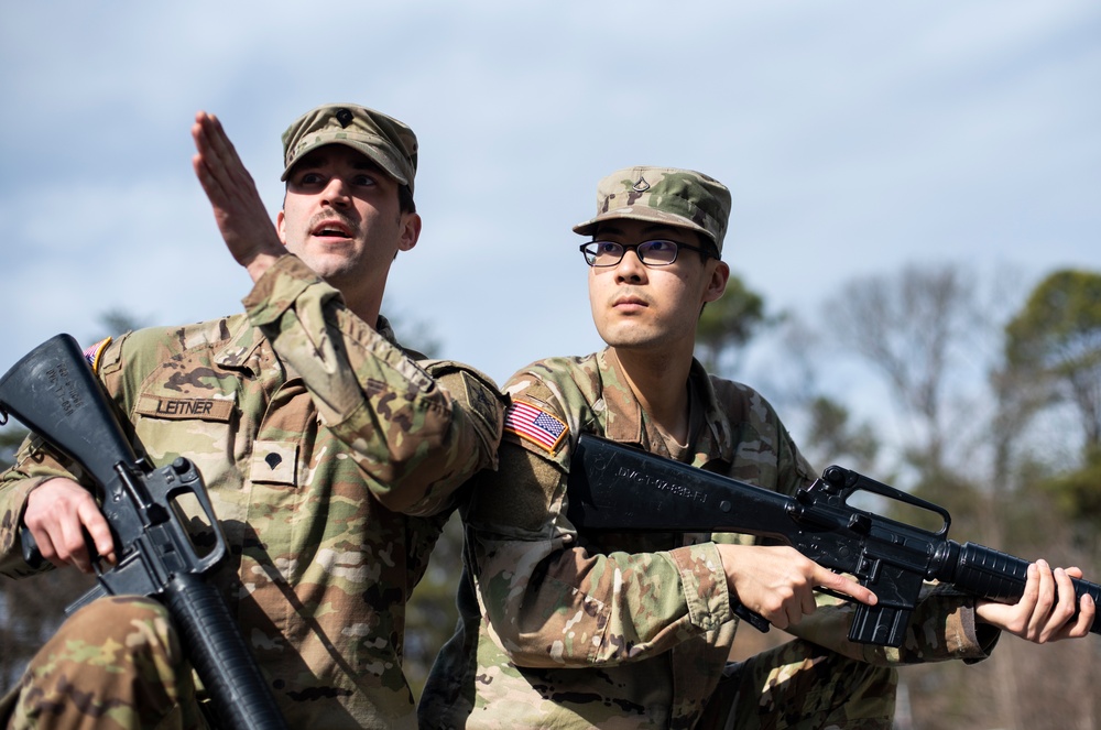 Wolverines train combat drills, practice maneuvers