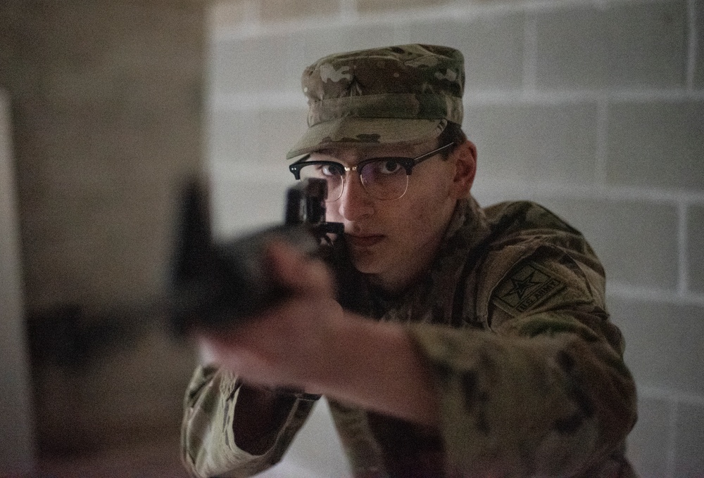 Wolverines train combat drills, practice maneuvers