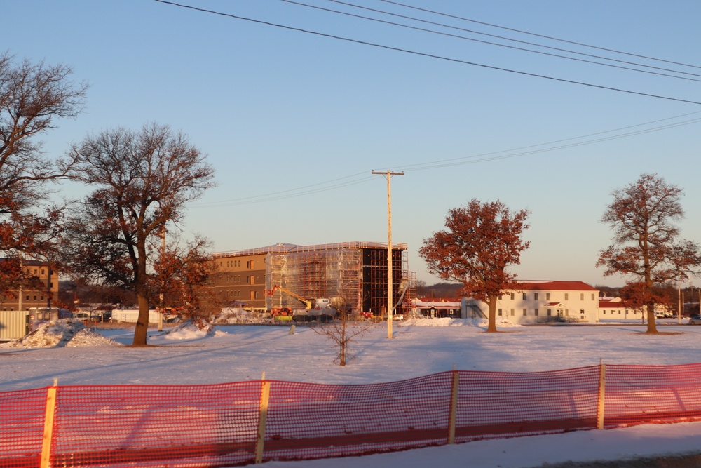 Fiscal year 2020-funded barracks project surpasses 65 percent completion at Fort McCoy