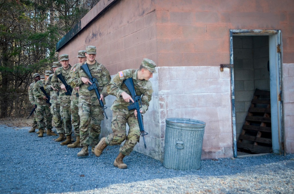 Wolverines train combat drills, practice maneuvers