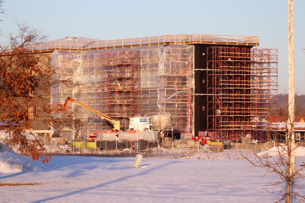 Fiscal year 2020-funded barracks project surpasses 65 percent completion at Fort McCoy