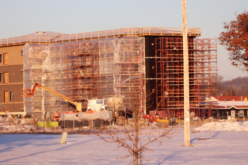Fiscal year 2020-funded barracks project surpasses 65 percent completion at Fort McCoy
