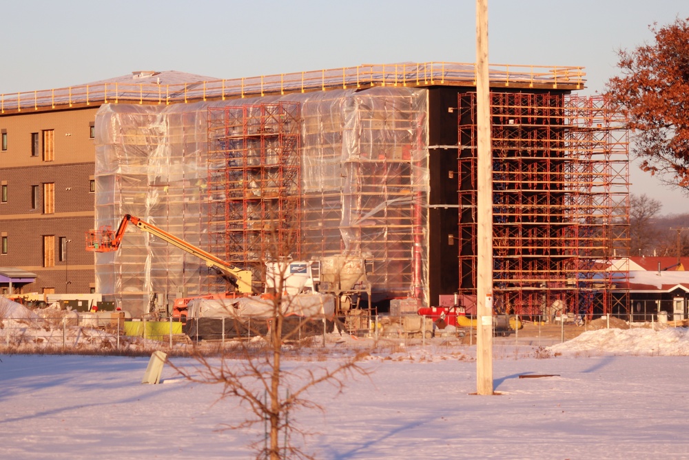 Fiscal year 2020-funded barracks project surpasses 65 percent completion at Fort McCoy
