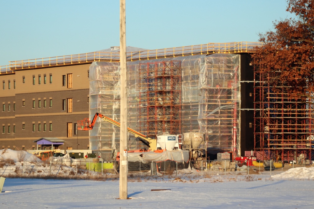 Fiscal year 2020-funded barracks project surpasses 65 percent completion at Fort McCoy