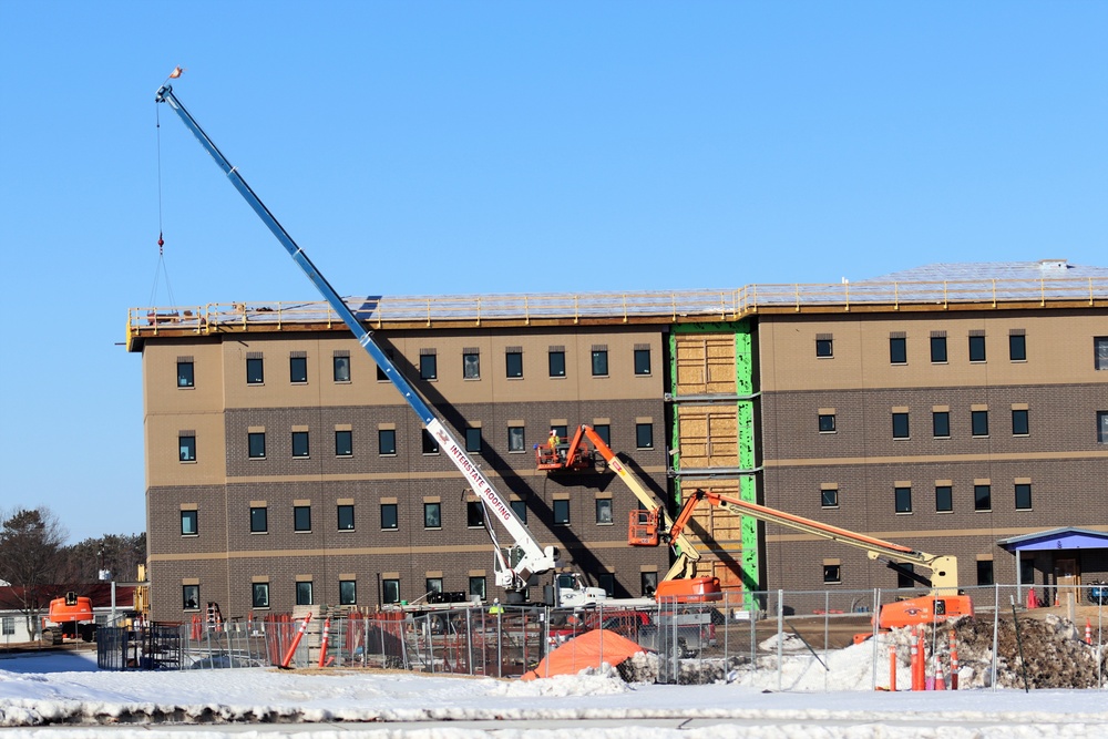 Fiscal year 2020-funded barracks project surpasses 65 percent completion at Fort McCoy