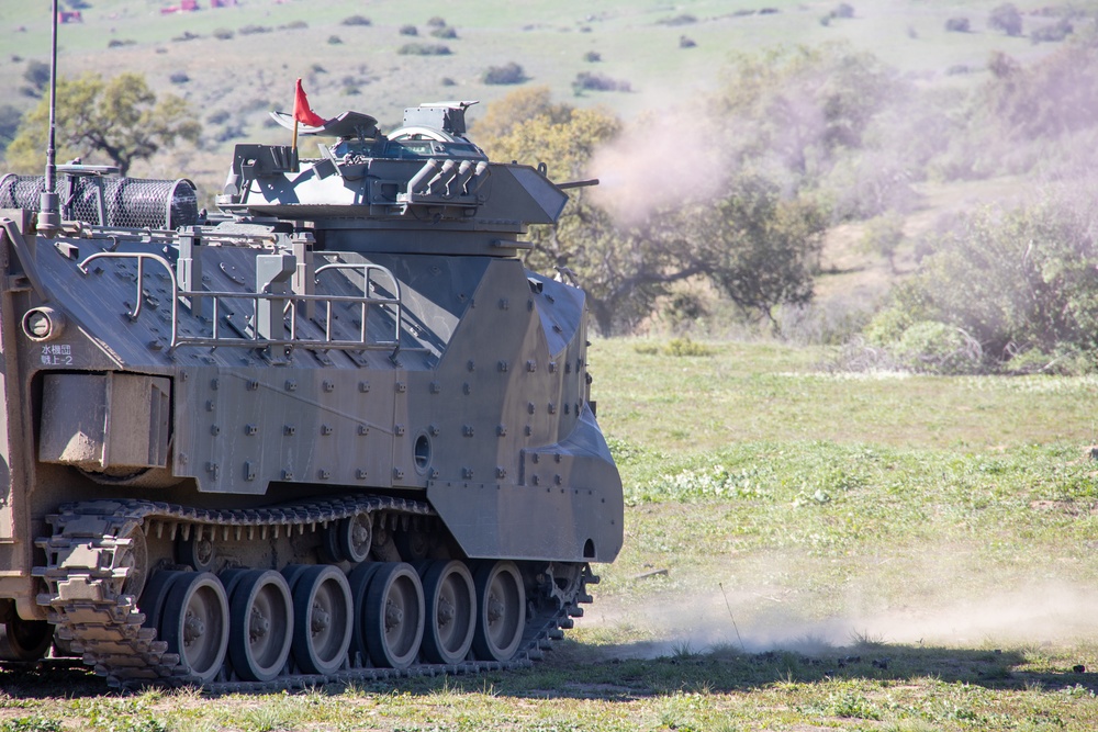 Iron Fist 2022: US Marines, JGSDF soldiers conduct AAV, ACV enemy engagement training