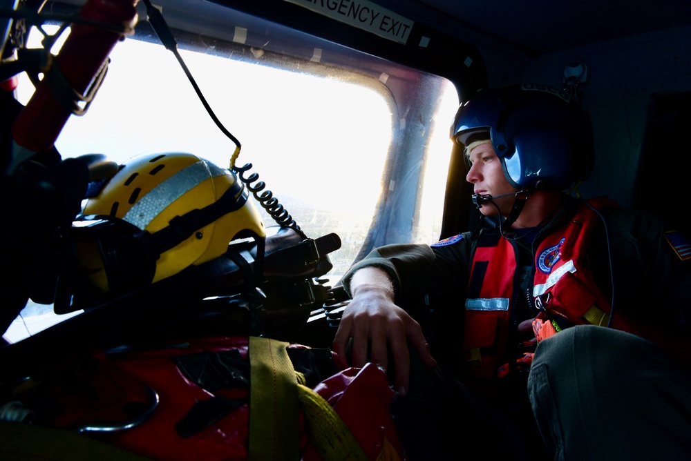 Coast Guard Air Station Barbers Point conducts training off the coast of Maui