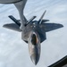 Eight F-22 Raptors refuel with Okies