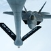 Eight F-22 Raptors refuel with the Okies