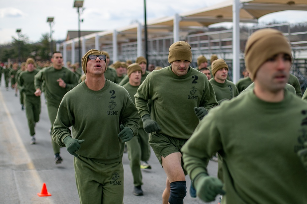 OCS conduct the final PFT