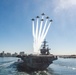 USS Carl Vinson Blue Angel Flyover