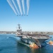 USS Carl Vinson Blue Angel Flyover