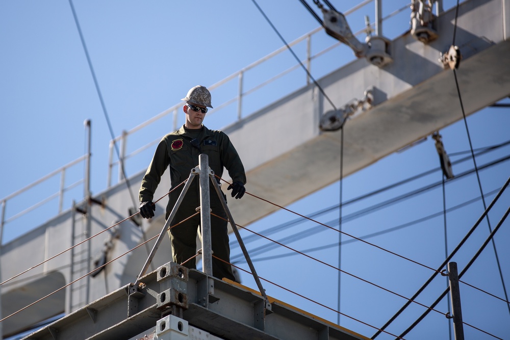 3rd Marine Aircraft Wing's Logistics Squadrons Unload Mobile Maintenance Facilities