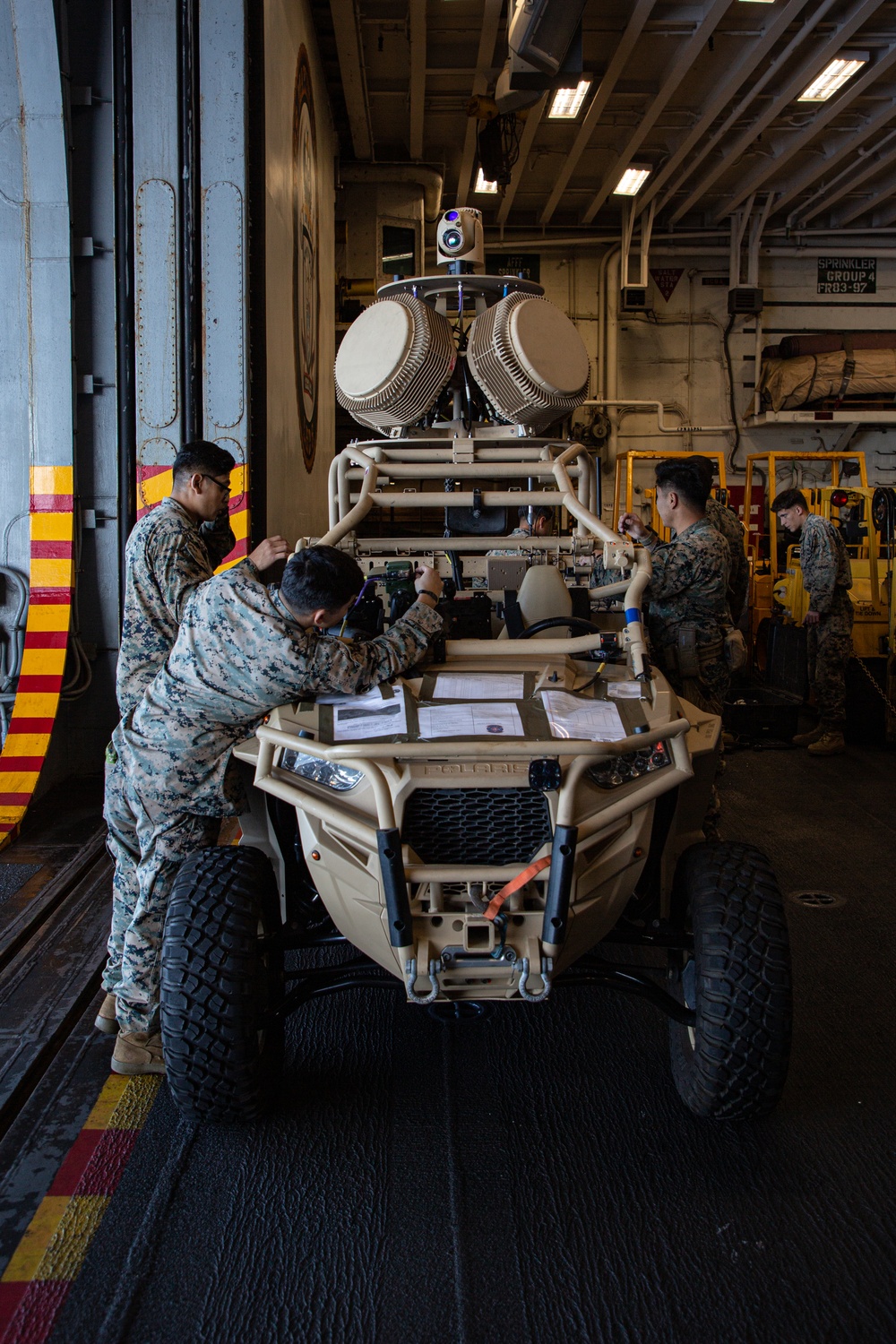 3rd LAAD conducts training aboard USS Makin Island