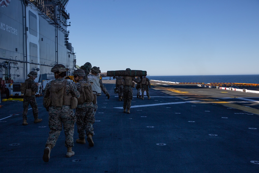 3rd LAAD conducts training aboard USS Makin Island